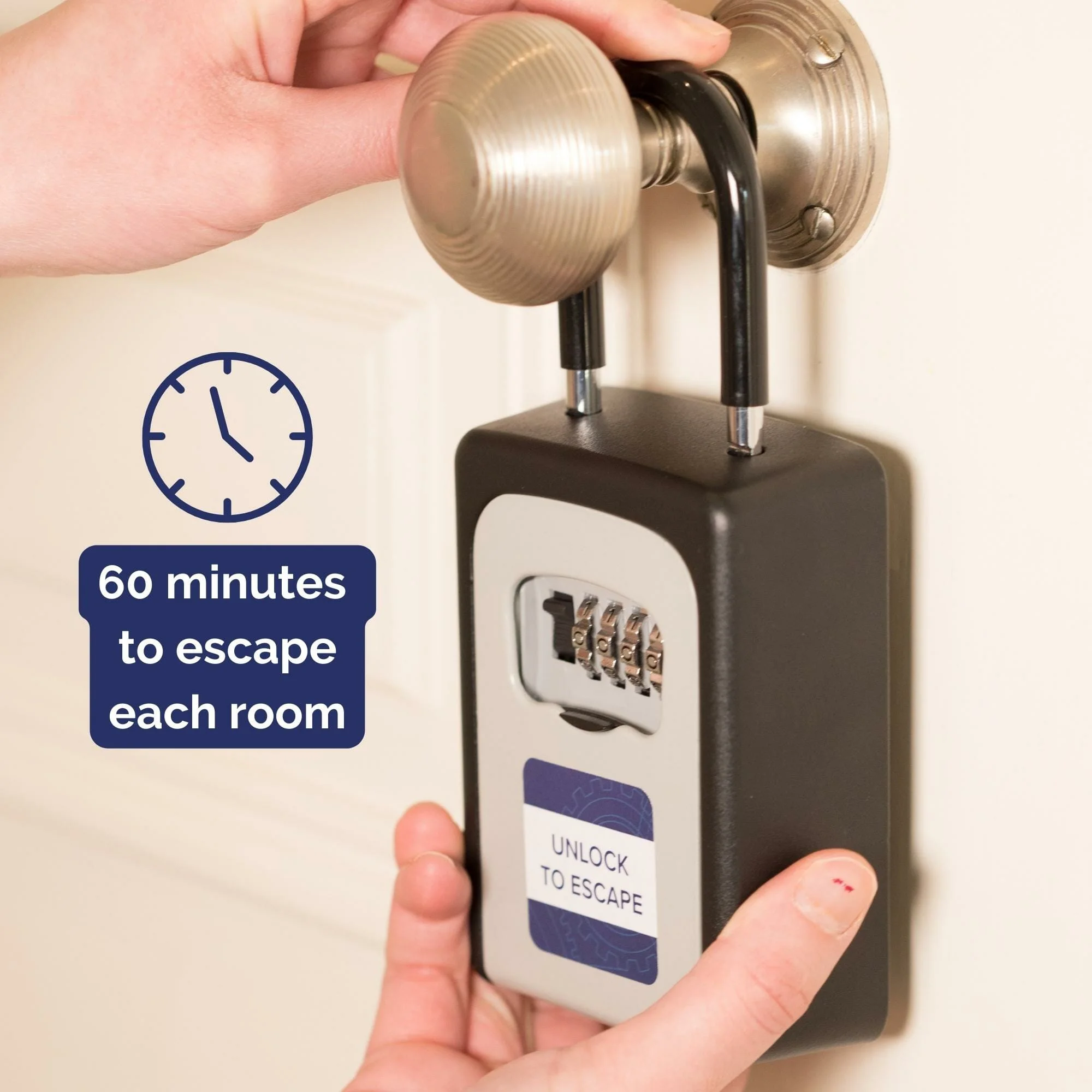 60 minutes to escape each room