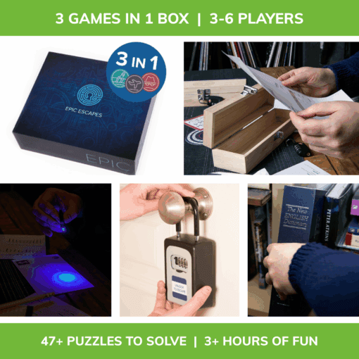 Escape Room In A Box - 3 Game Bundle