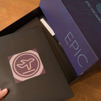 Epic Escapes Inside Packaging