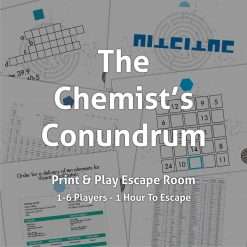 Chemist's Conundrum Printable Escape Room Teaser