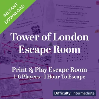 Printable Escape Room | Tower of London