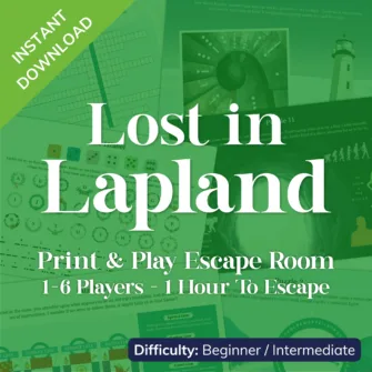 Festive Printable Escape Room | Lost in Lapland
